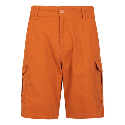 Orange - Front - Mountain Warehouse Mens Lakeside Cargo Shorts