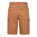 Tan - Back - Mountain Warehouse Mens Lakeside Cargo Shorts