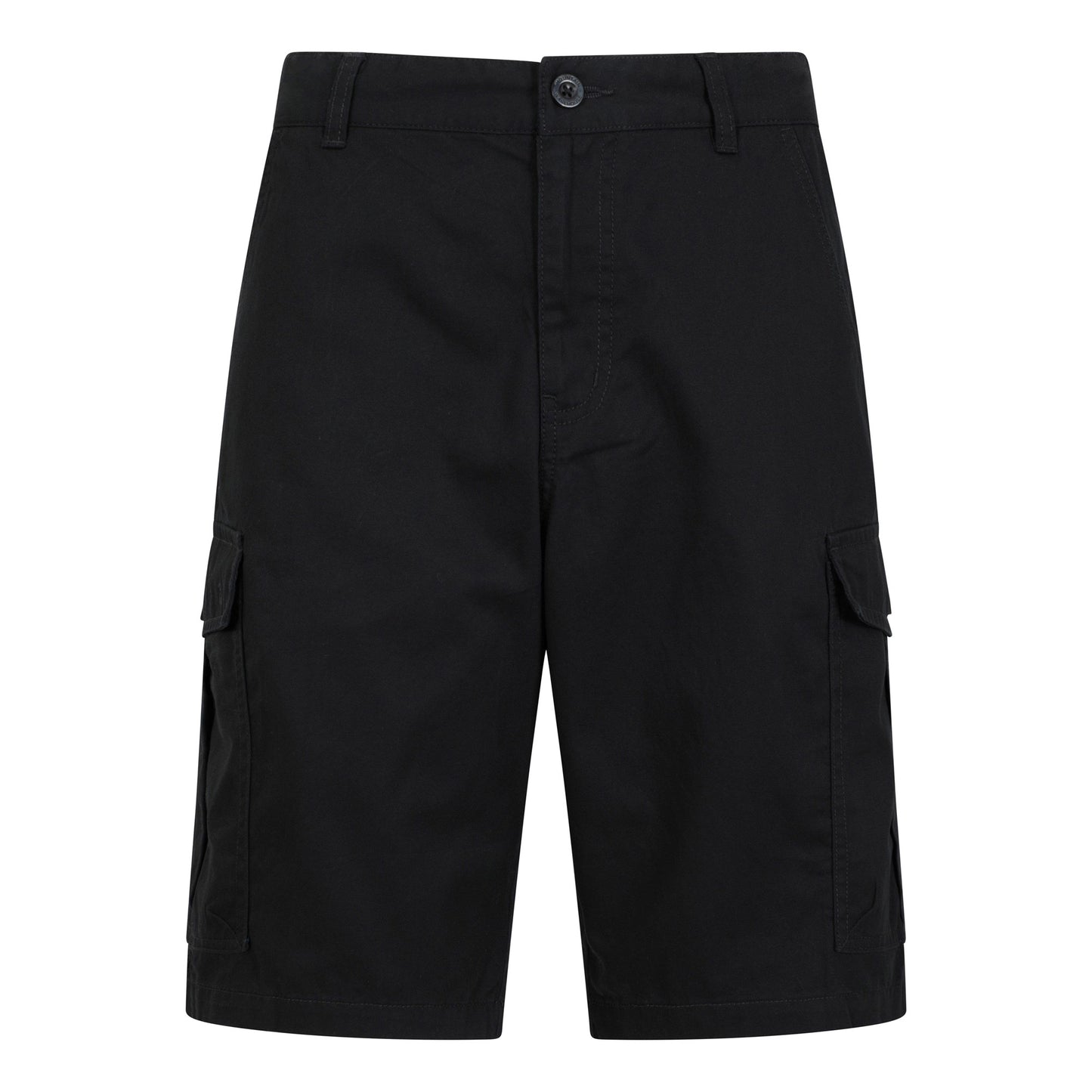 Black - Front - Mountain Warehouse Mens Lakeside Cargo Shorts