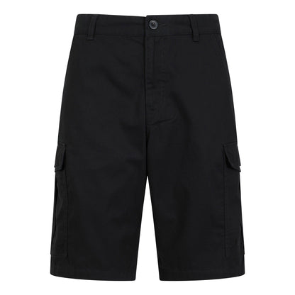 Black - Front - Mountain Warehouse Mens Lakeside Cargo Shorts