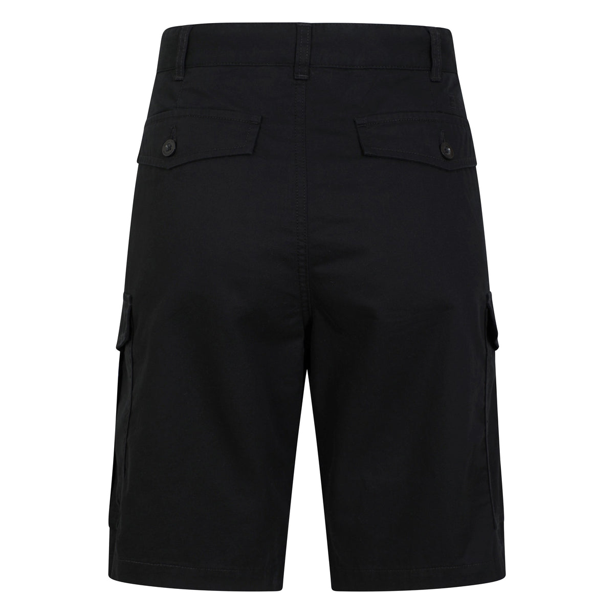 Black - Back - Mountain Warehouse Mens Lakeside Cargo Shorts