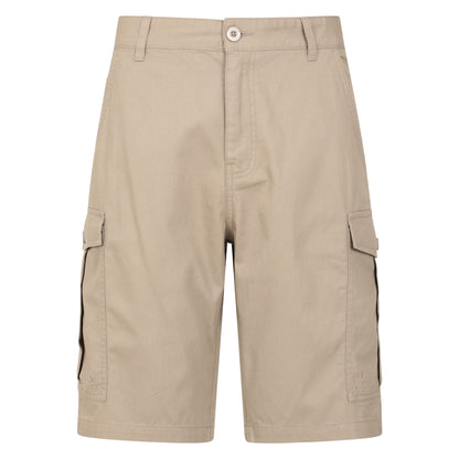 Beige - Front - Mountain Warehouse Mens Lakeside Cargo Shorts