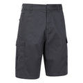 Dark Grey - Side - Mountain Warehouse Mens Lakeside Cargo Shorts