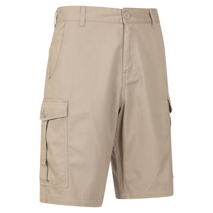 Beige - Side - Mountain Warehouse Mens Lakeside Cargo Shorts