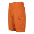 Orange - Side - Mountain Warehouse Mens Lakeside Cargo Shorts