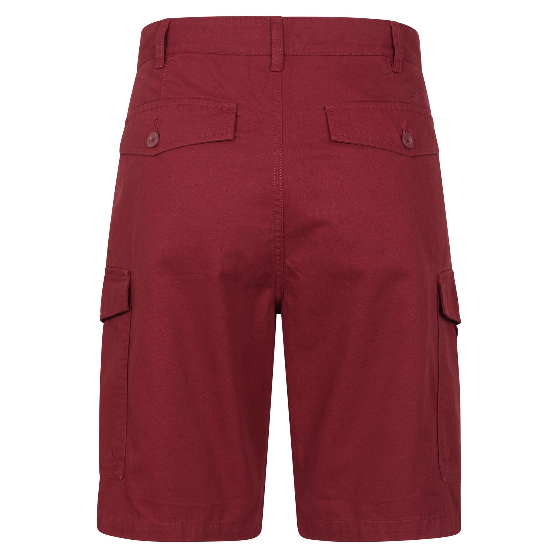 Burgundy - Back - Mountain Warehouse Mens Lakeside Cargo Shorts