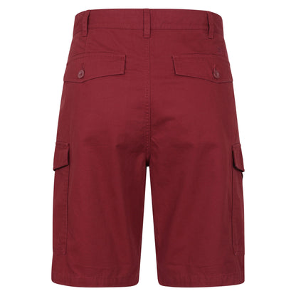 Burgundy - Back - Mountain Warehouse Mens Lakeside Cargo Shorts
