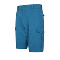 Teal - Side - Mountain Warehouse Mens Lakeside Cargo Shorts