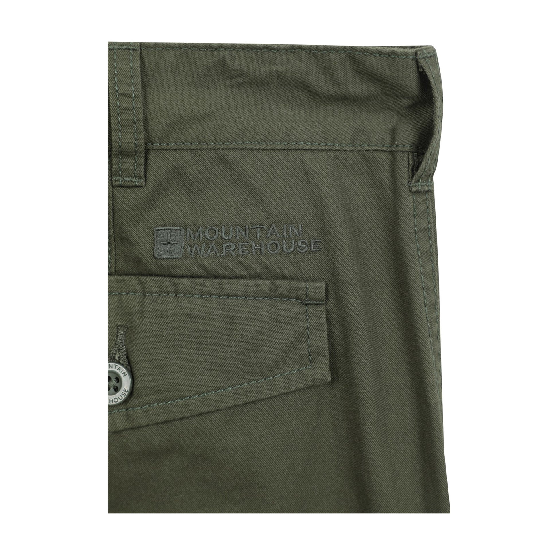 Khaki Green - Lifestyle - Mountain Warehouse Mens Lakeside Cargo Shorts
