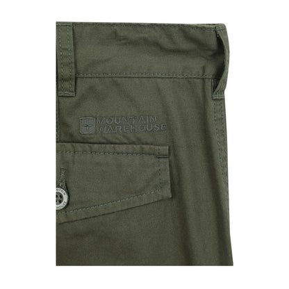 Beige - Close up - Mountain Warehouse Mens Lakeside Cargo Shorts