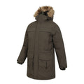 Dark Khaki - Lifestyle - Mountain Warehouse Mens Antarctic Extreme Waterproof Down Jacket