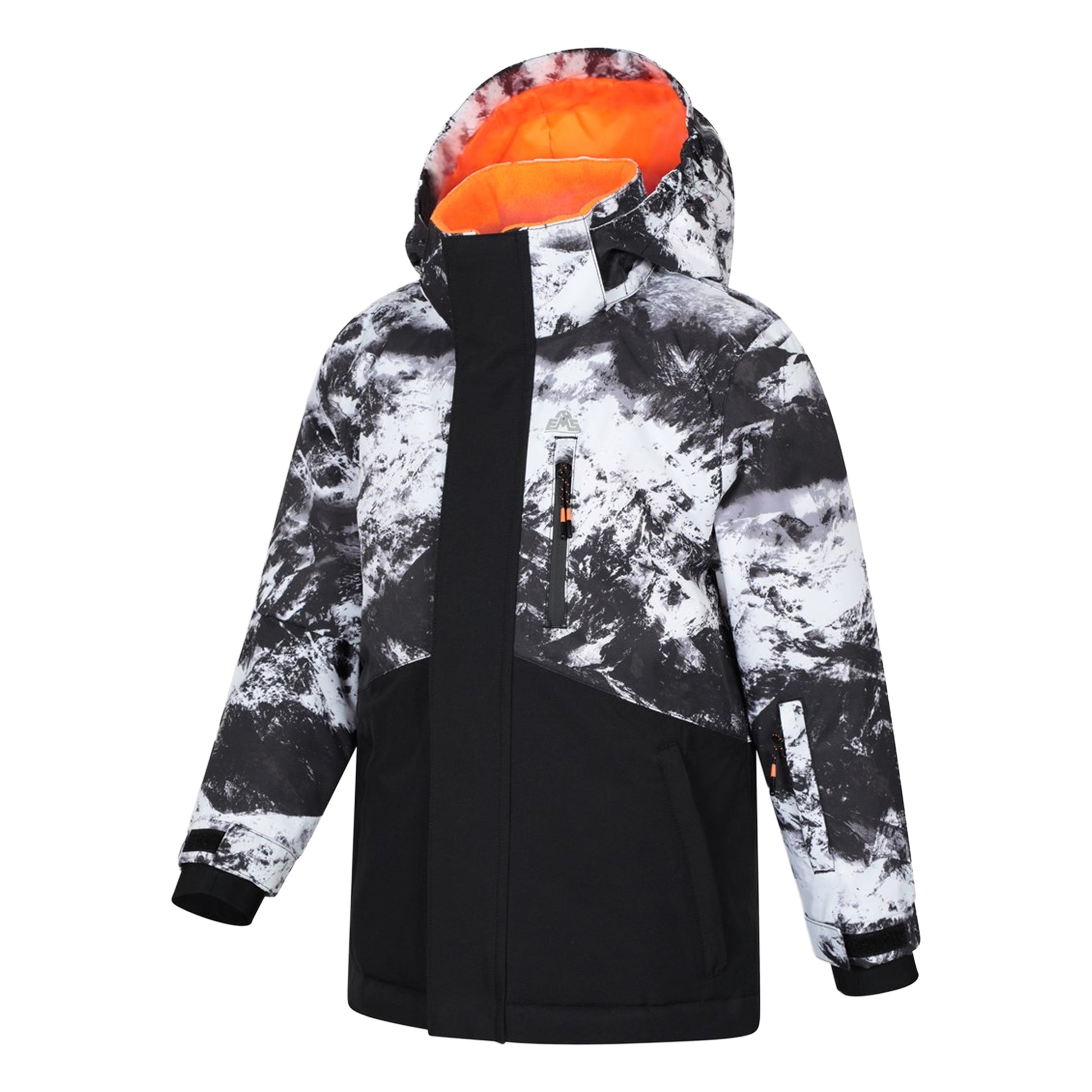Dark Grey - Lifestyle - Mountain Warehouse Childrens-Kids Himalayan Abstract Ski Jacket