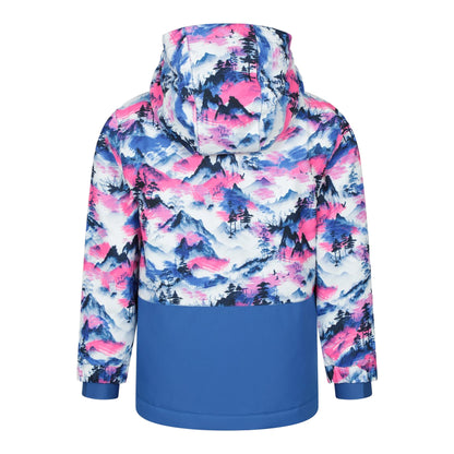 Bright Pink - Side - Mountain Warehouse Childrens-Kids Himalayan Abstract Ski Jacket