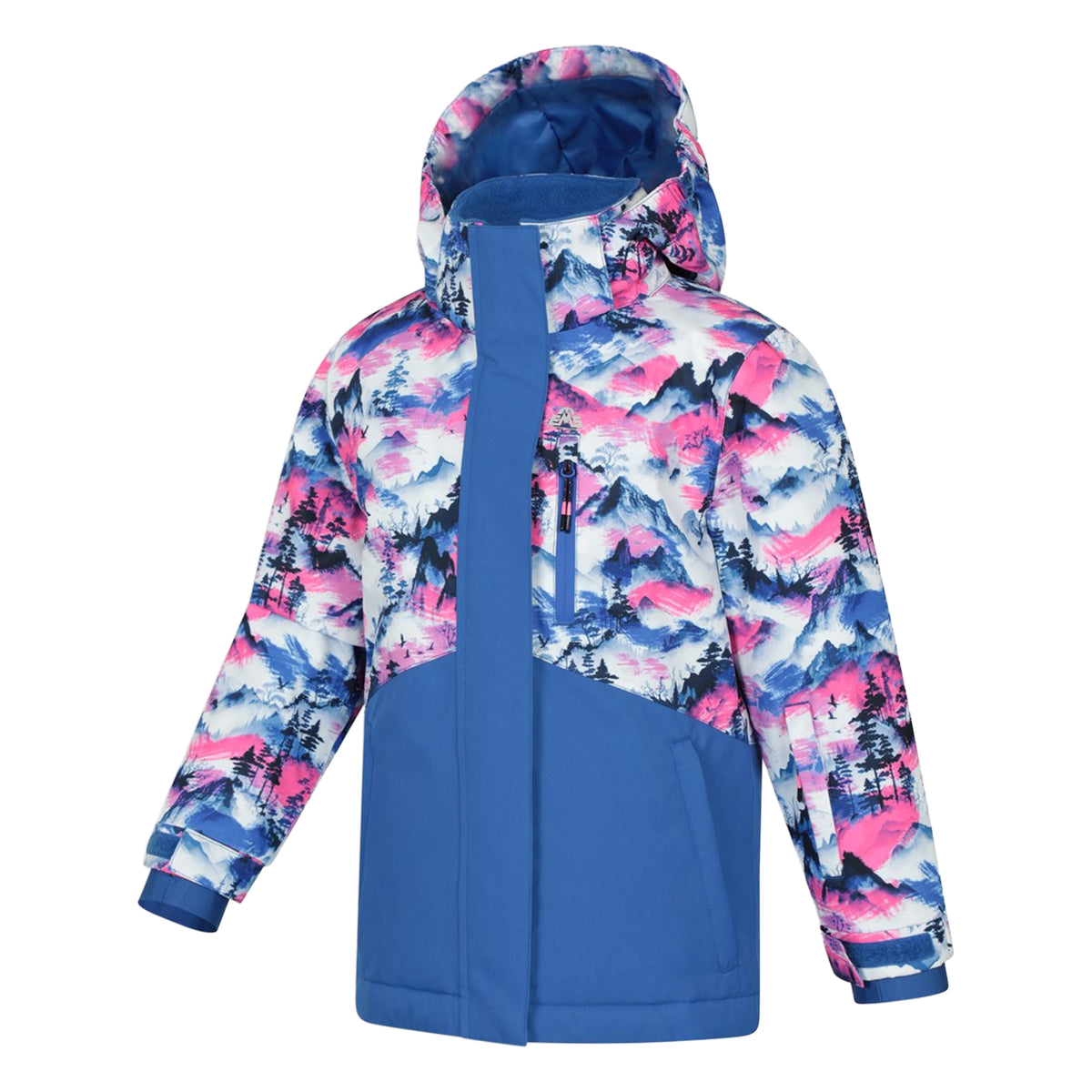 Bright Pink - Lifestyle - Mountain Warehouse Childrens-Kids Himalayan Abstract Ski Jacket