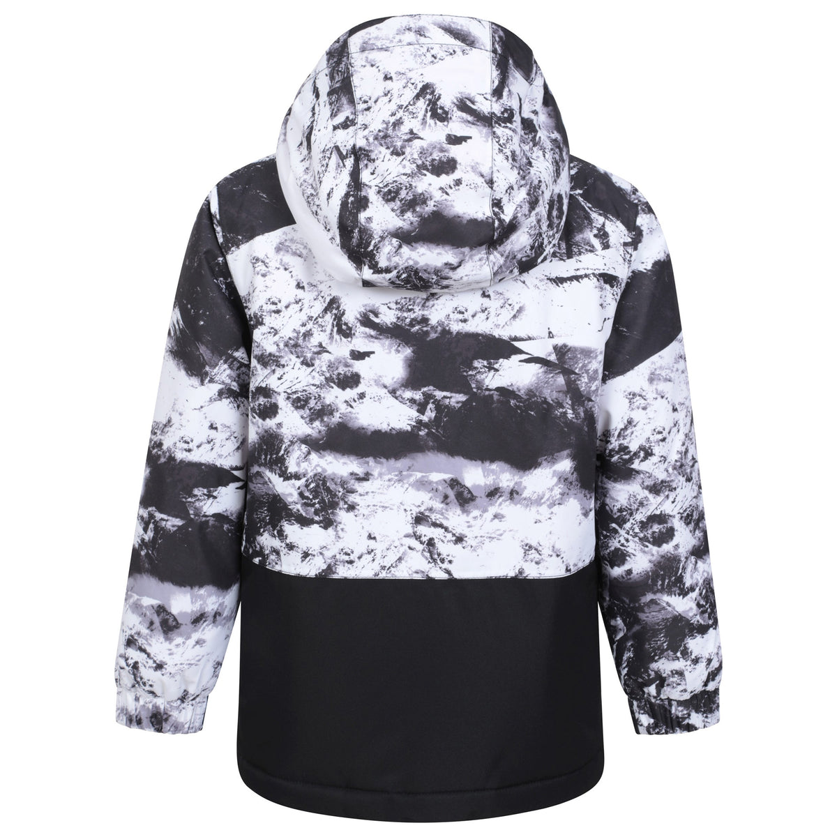 Dark Grey - Back - Mountain Warehouse Childrens-Kids Himalayan Abstract Ski Jacket