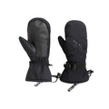 Jet Black - Side - Animal Mens Snowstorm Ski Gloves