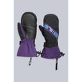 Purple - Front - Animal Mens Snowstorm Ski Gloves