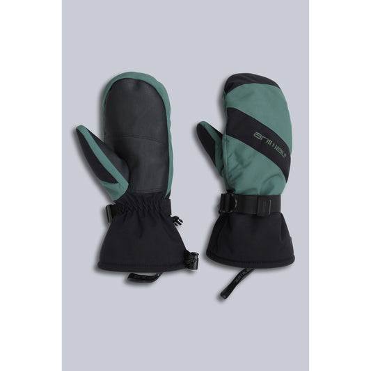 Dark Green - Front - Animal Mens Snowstorm Ski Gloves