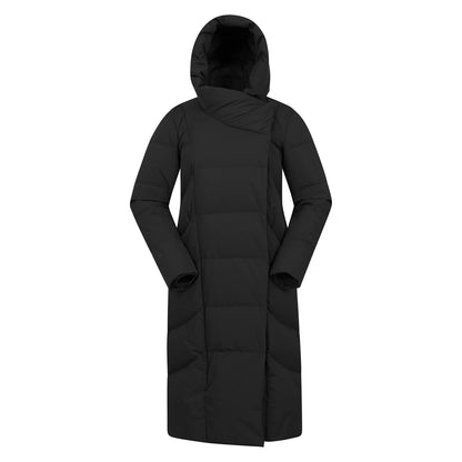 Black - Front - Mountain Warehouse Womens-Ladies Extreme Wrap Down Jacket