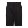 Black - Front - Mountain Warehouse Mens Lakeside Cargo Shorts