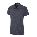 Navy - Side - Mountain Warehouse Mens Hasst Marl Polo Shirt