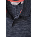 Navy - Pack Shot - Mountain Warehouse Mens Hasst Marl Polo Shirt