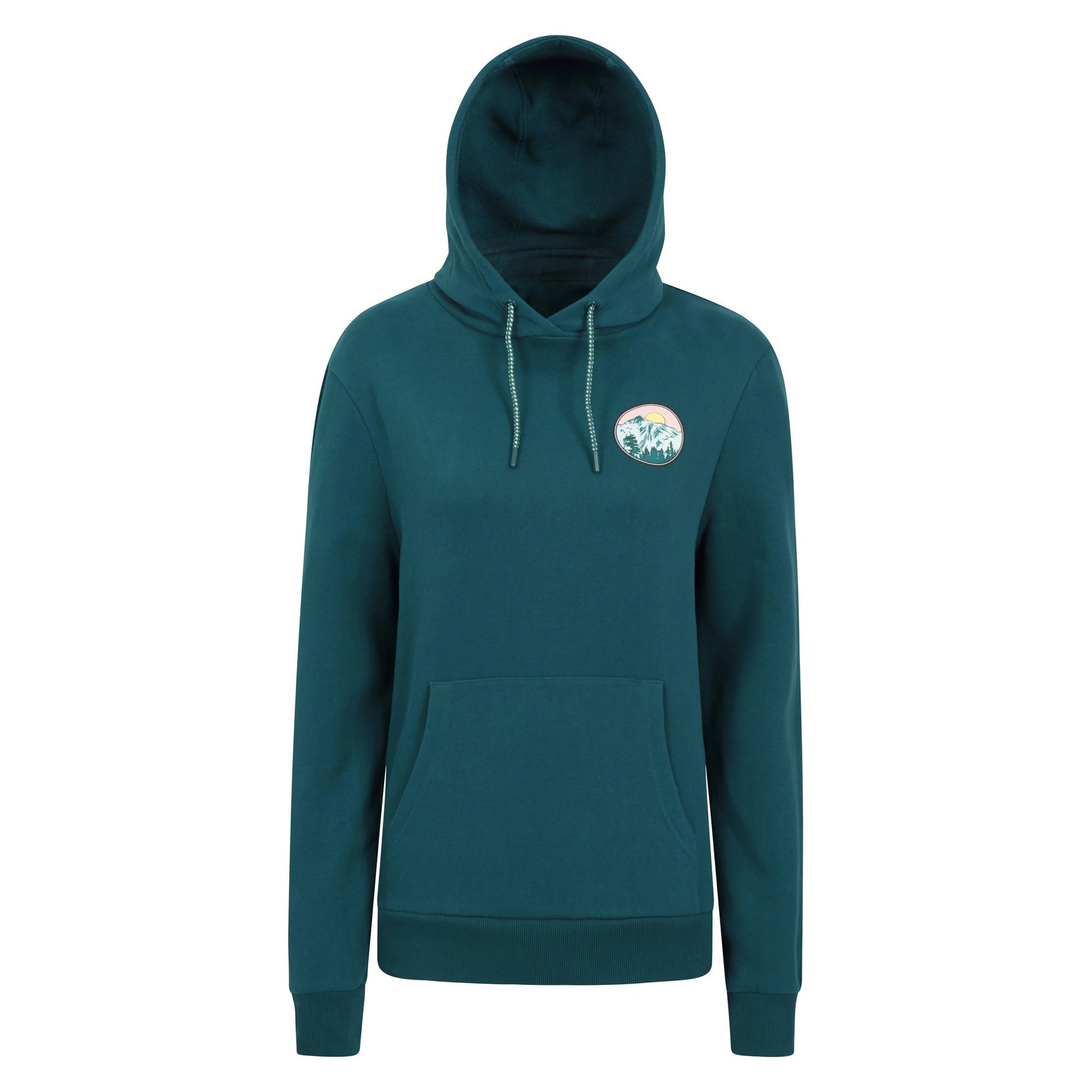 Teal - Front - Mountain Warehouse Womens-Ladies Sunrise Hoodie