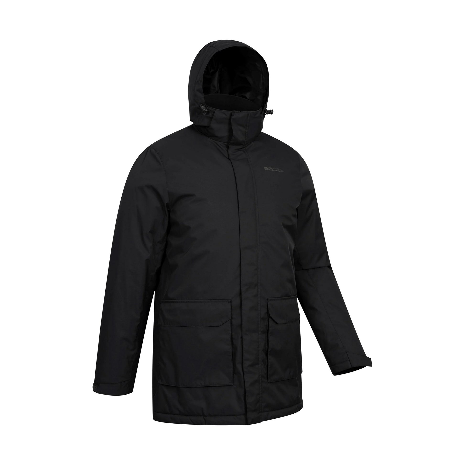 Black - Lifestyle - Mountain Warehouse Mens Ranger Padded Parka