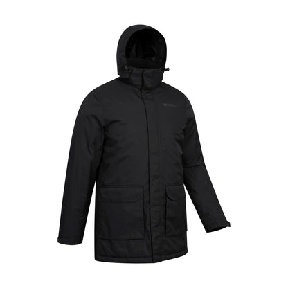 Black - Lifestyle - Mountain Warehouse Mens Ranger Padded Parka