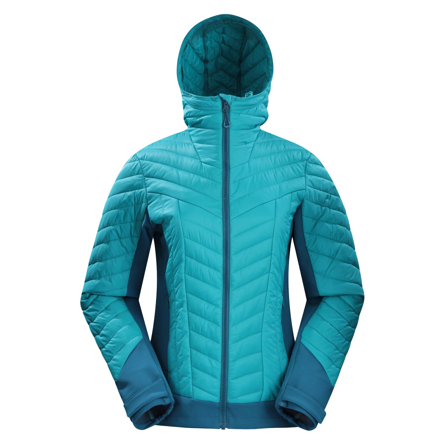Teal - Front - Mountain Warehouse Womens-Ladies Ultra Siurana Insulated Padded Jacket