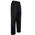 Black - Side - Mountain Warehouse Mens Downpour Waterproof Trousers