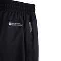 Black - Pack Shot - Mountain Warehouse Mens Downpour Waterproof Trousers