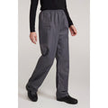 Grey - Front - Mountain Warehouse Womens-Ladies Pakka Waterproof Over Trousers