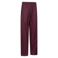 Dark Purple - Side - Mountain Warehouse Womens-Ladies Pakka Waterproof Over Trousers