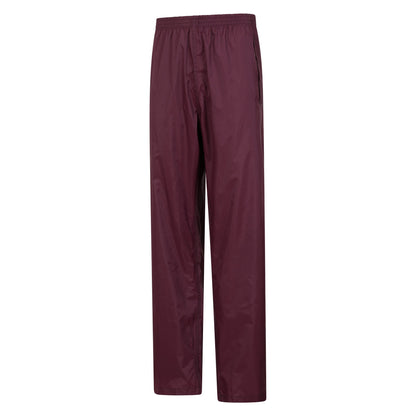 Dark Purple - Lifestyle - Mountain Warehouse Womens-Ladies Pakka Waterproof Over Trousers