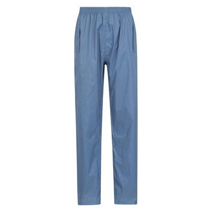 Blue - Front - Mountain Warehouse Womens-Ladies Pakka Waterproof Over Trousers