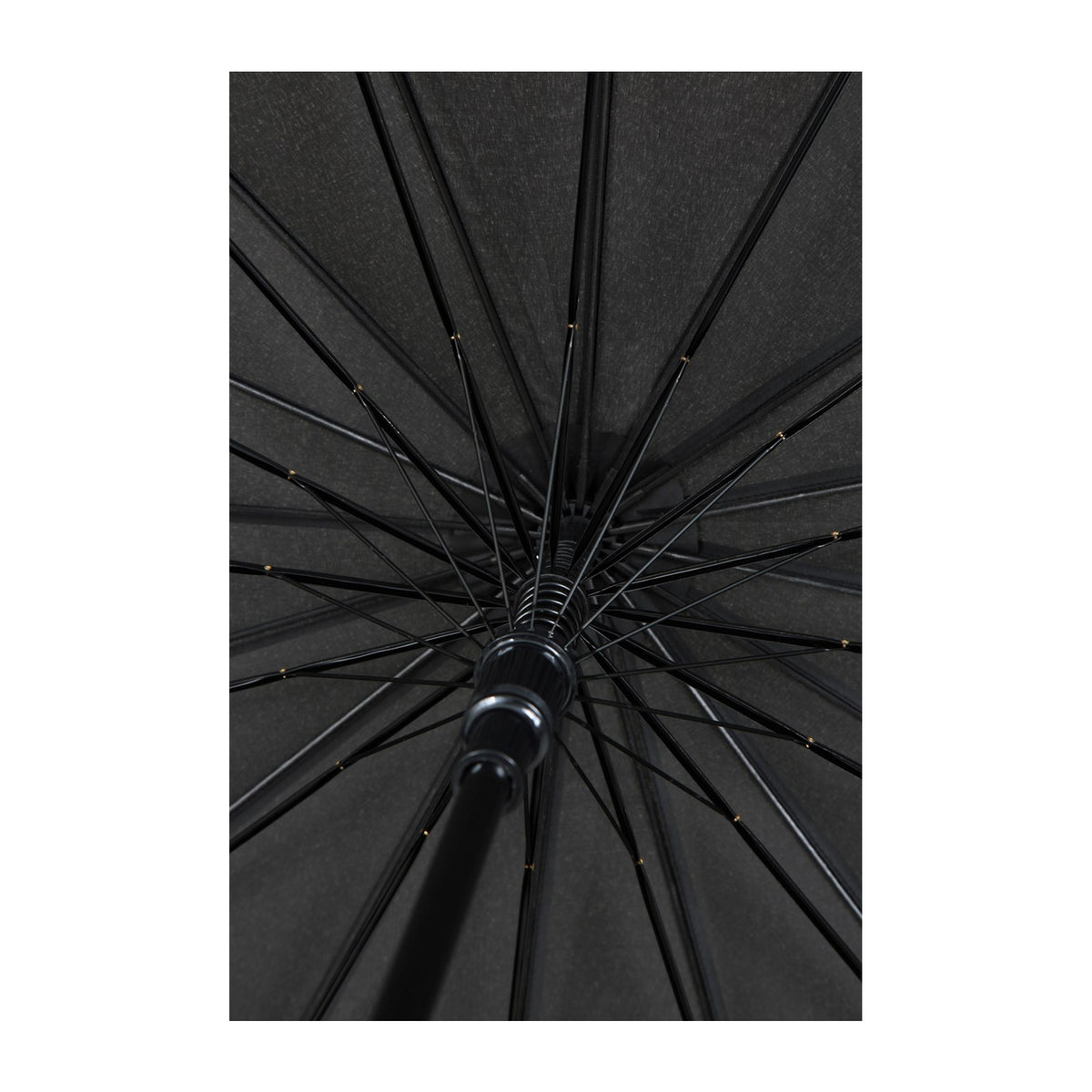 Black - Side - Mountain Warehouse Classic Folding Umbrella