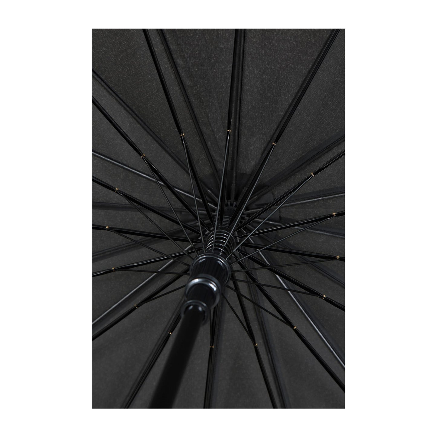 Black - Side - Mountain Warehouse Classic Folding Umbrella