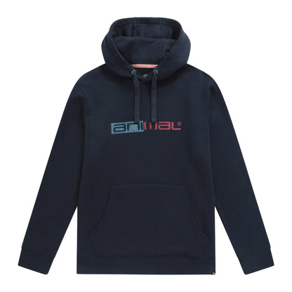 Navy - Front - Animal Mens River Organic Hoodie