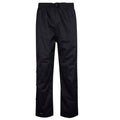 Black - Front - Mountain Warehouse Mens Downpour Waterproof Trousers