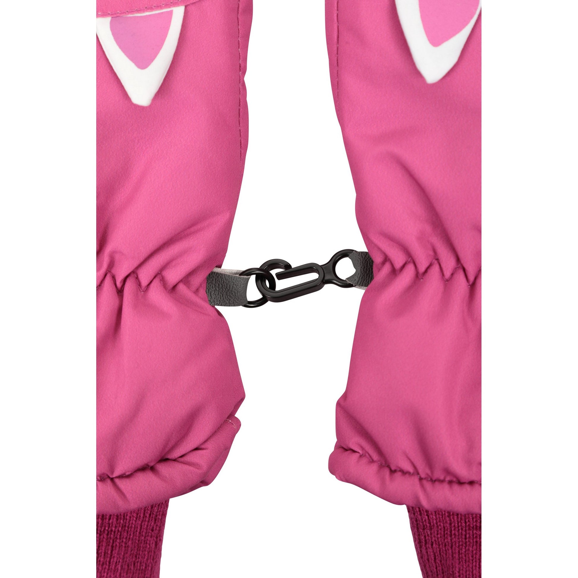 Pink - Pack Shot - Mountain Warehouse Girls Critter Unicorn Ski Mittens
