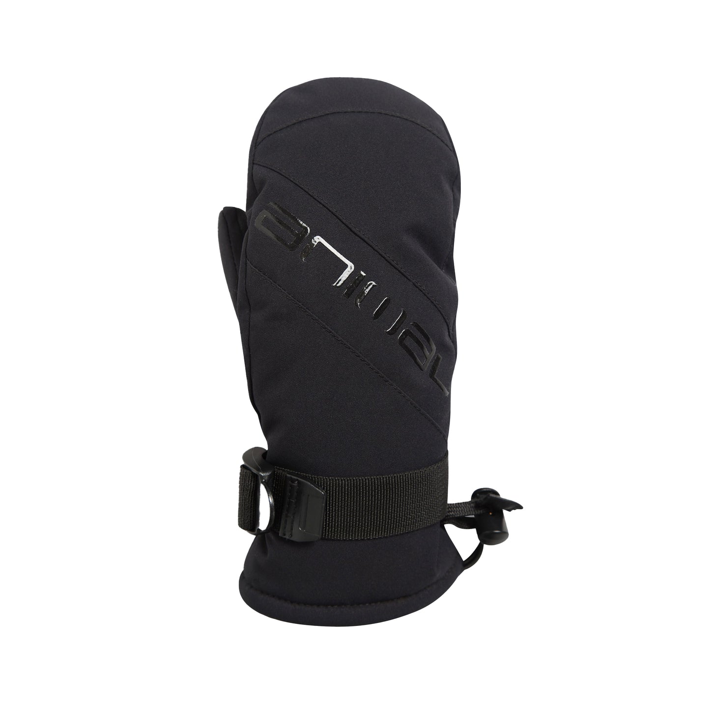 Black - Front - Animal Childrens-Kids Cosy Ski Mittens