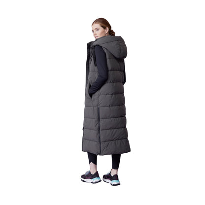 Green - Back - Active People Womens-Ladies Comfort Zone Longline Gilet