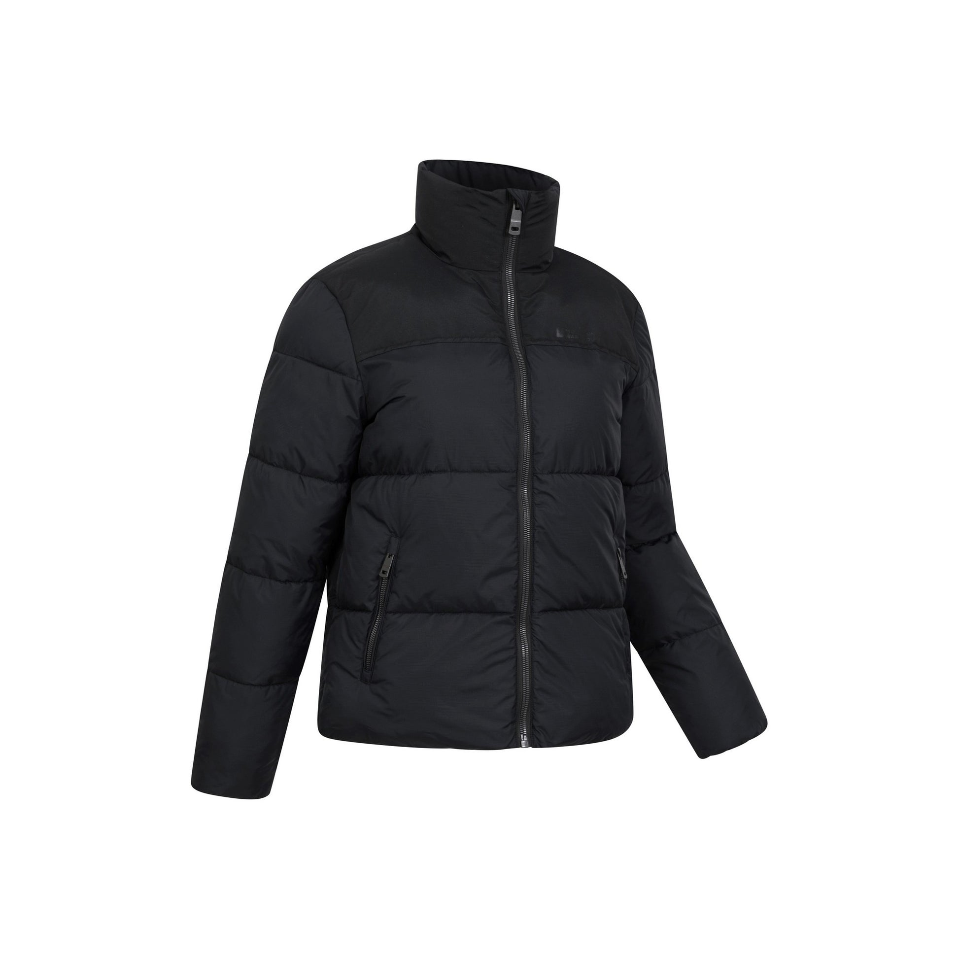Black - Side - Mountain Warehouse Womens-Ladies Voltage Padded Jacket