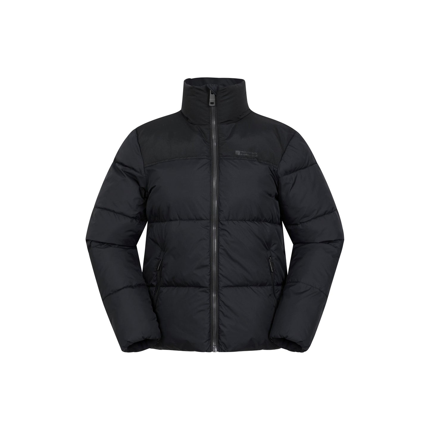 Black - Front - Mountain Warehouse Womens-Ladies Voltage Padded Jacket