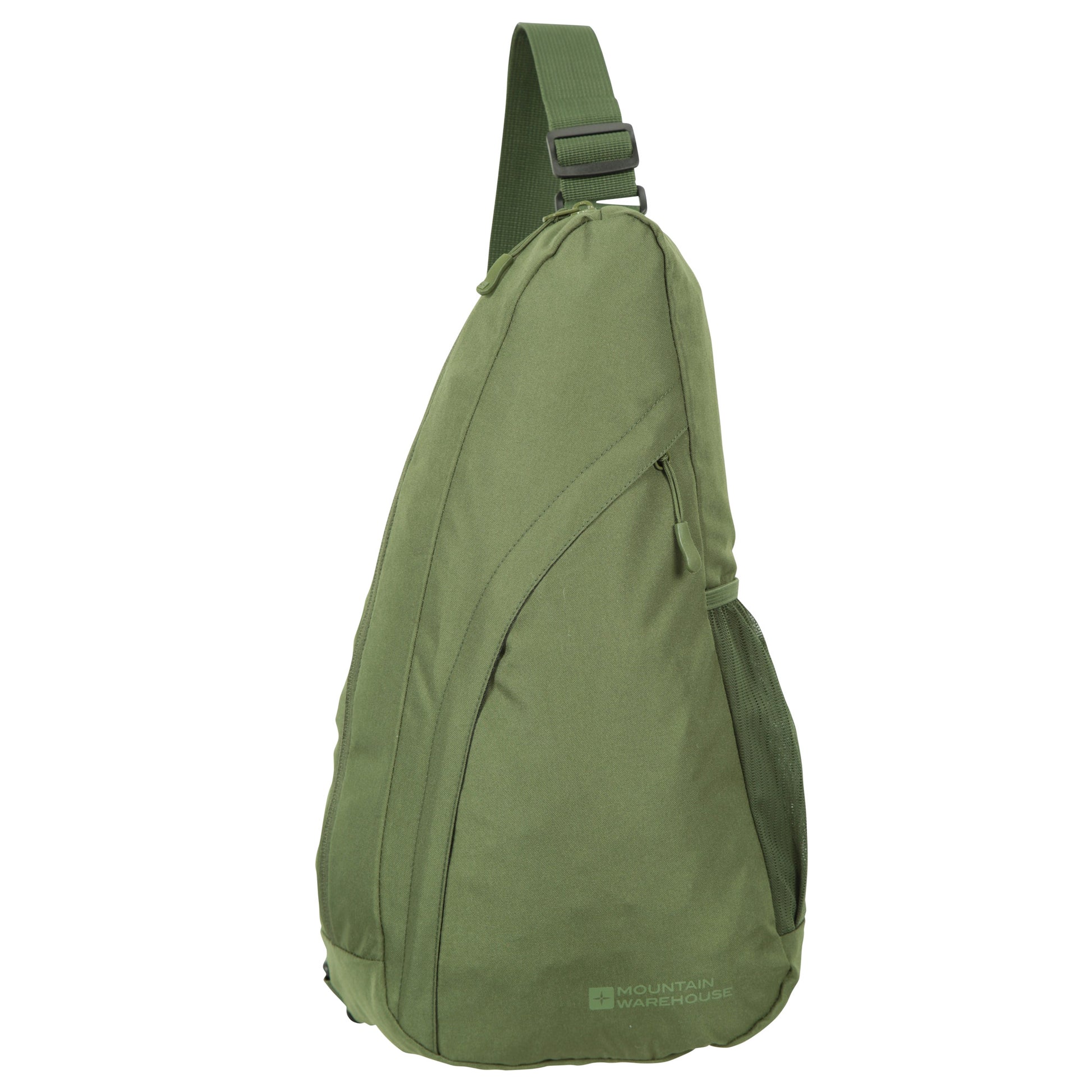 Khaki Green - Front - Mountain Warehouse Classic 8L Sling Backpack