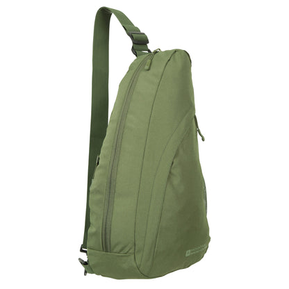 Khaki Green - Side - Mountain Warehouse Classic 8L Sling Backpack
