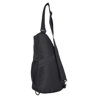 Black - Back - Mountain Warehouse Classic 8L Sling Backpack