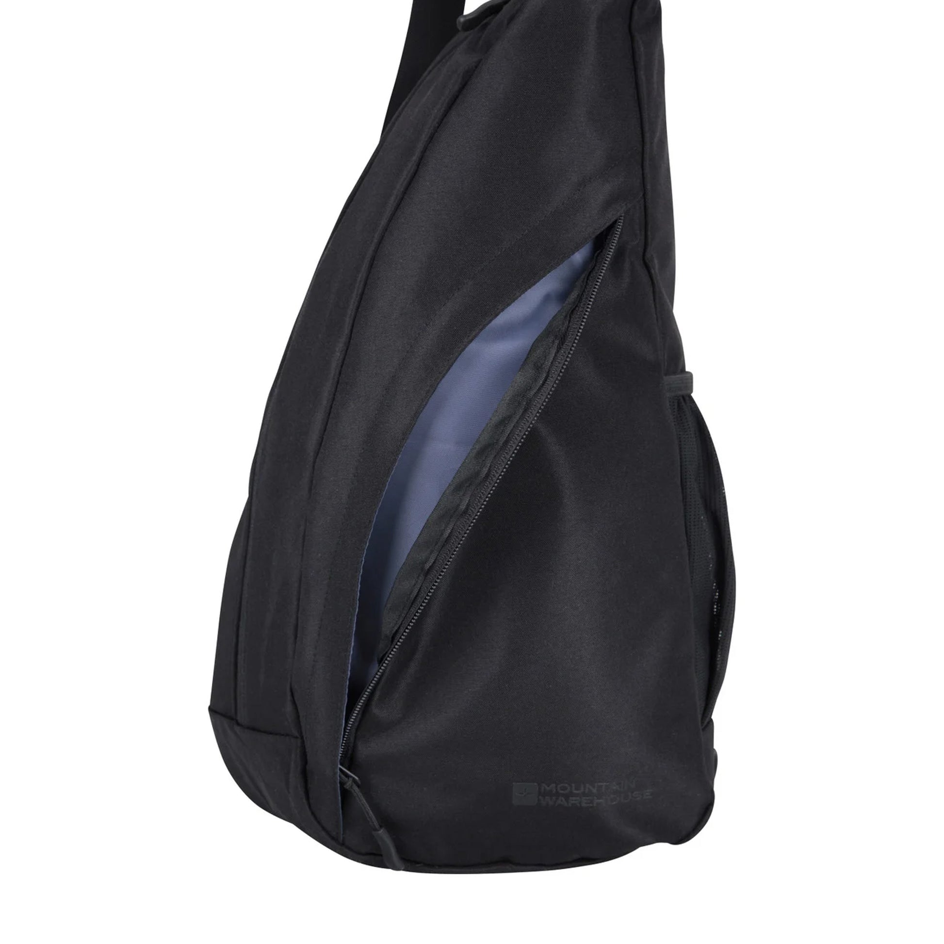 Black - Side - Mountain Warehouse Classic 8L Sling Backpack