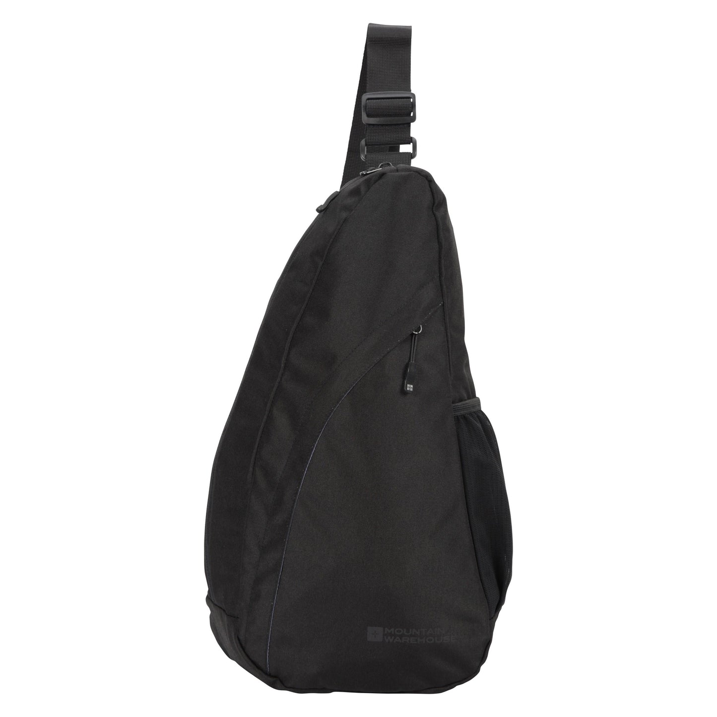 Black - Front - Mountain Warehouse Classic 8L Sling Backpack